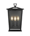 Elegant Lighting - OD331W16BK - Three Light Outdoor Wall Sconce - Richmond - Black
