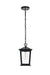 Elegant Lighting - OD332H12BK - One Light Outdoor Pendant - Cayman - Black