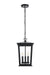 Elegant Lighting - OD332H16BK - Three Light Outdoor Pendant - Cayman - Black