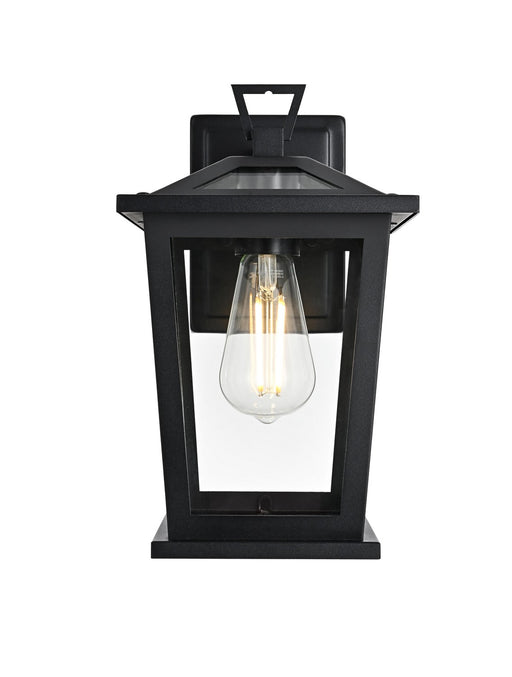Elegant Lighting - OD332W12BK - One Light Outdoor Wall Sconce - Cayman - Black