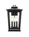 Elegant Lighting - OD332W16BK - Three Light Outdoor Wall Sconce - Cayman - Black