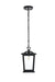 Elegant Lighting - OD333H12BK - One Light Outdoor Pendant - Berks - Black