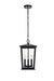 Elegant Lighting - OD333H16BK - Three Light Outdoor Pendant - Berks - Black