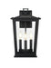 Elegant Lighting - OD333W16BK - Three Light Outdoor Wall Sconce - Berks - Black