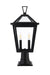 Elegant Lighting - OD334P22BK - Two Light Outdoor Post Mount - Frankford - Black