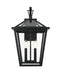 Elegant Lighting - OD334W20BK - Two Light Outdoor Wall Sconce - Frankford - Black