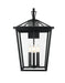 Elegant Lighting - OD334W23BK - Three Light Outdoor Wall Sconce - Oxford - Black