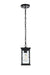 Elegant Lighting - OD336H11BK - One Light Outdoor Pendant - Mascher - Black