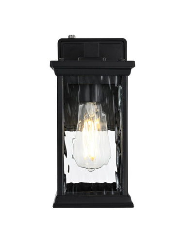 Mascher One Light Outdoor Wall Sconce Black