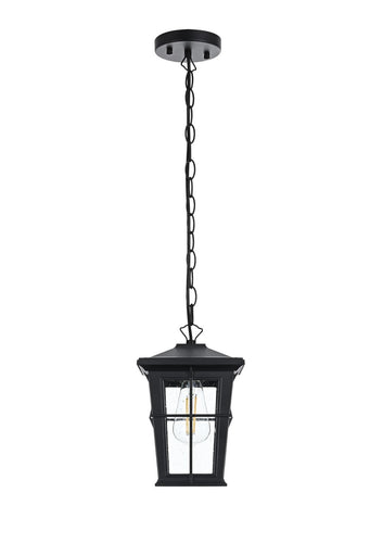 Bodine One Light Outdoor Pendant Black