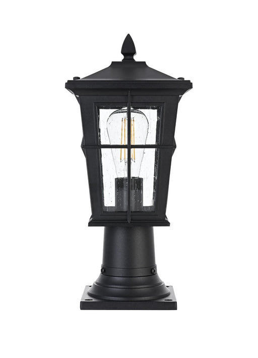 Elegant Lighting - OD337P16BK - One Light Outdoor Post Mount - Bodine - Black
