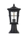 Elegant Lighting - OD337P16BK - One Light Outdoor Post Mount - Bodine - Black