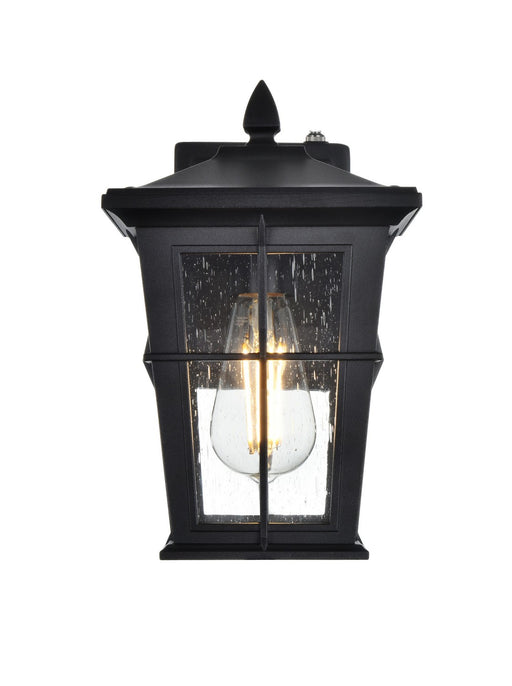Elegant Lighting - OD337W12BK - One Light Outdoor Wall Sconce - Bodine - Black