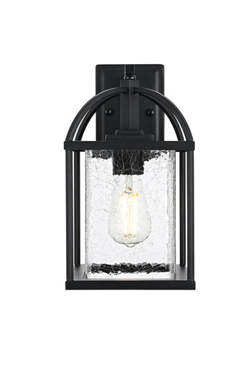 Gratz One Light Outdoor Wall Sconce Black
