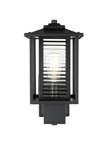 Bouvier One Light Outdoor Wall Sconce Black