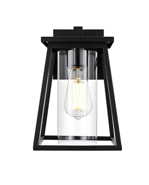 Elegant Lighting - OD346W11BK - One Light Outdoor Wall Sconce - Lambert - Black