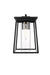 Elegant Lighting - OD346W18BK - One Light Outdoor Wall Sconce - Lambert - Black