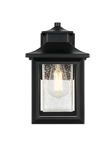 Judson One Light Outdoor Wall Sconce Black
