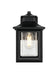 Elegant Lighting - OD348W12BK - One Light Outdoor Wall Sconce - Judson - Black