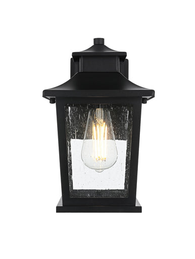 Redner One Light Outdoor Wall Sconce Black