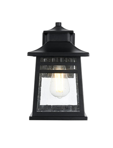 Bambrey One Light Outdoor Wall Sconce Black