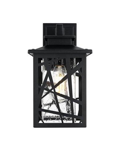 Clifford One Light Outdoor Wall Sconce Black