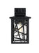 Elegant Lighting - OD353W13BK - One Light Outdoor Wall Sconce - Clifford - Black