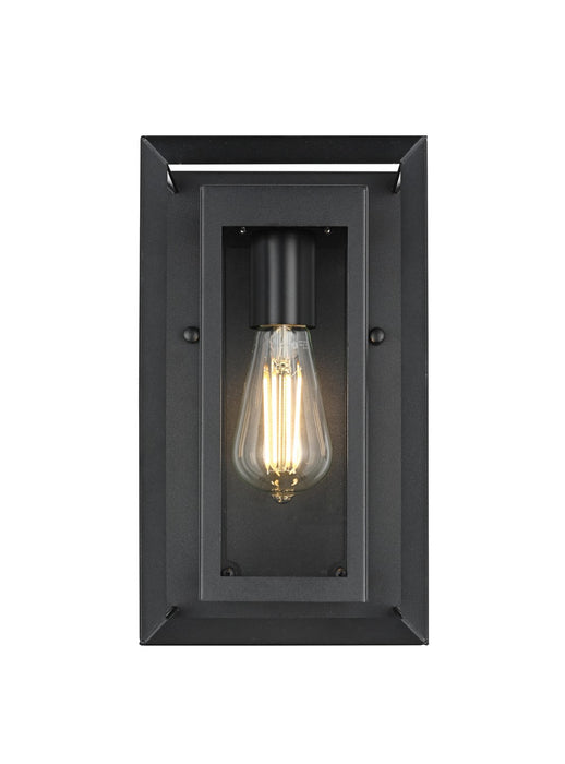 Elegant Lighting - OD355W12BK - One Light Outdoor Wall Sconce - Etting - Black