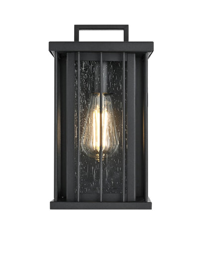 Sedgley One Light Outdoor Wall Sconce Black