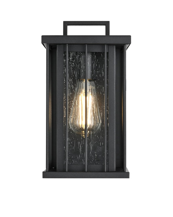 Elegant Lighting - OD357W12BK - One Light Outdoor Wall Sconce - Sedgley - Black