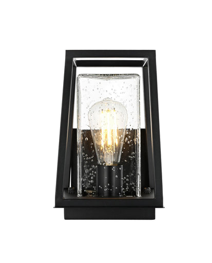 Lehigh One Light Outdoor Wall Sconce Black