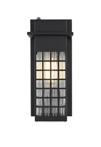 Palmer One Light Outdoor Wall Sconce Black