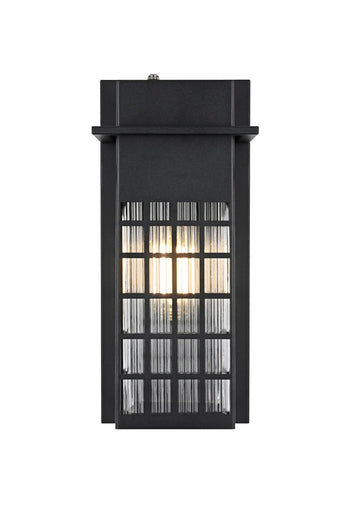 Palmer One Light Outdoor Wall Sconce Black