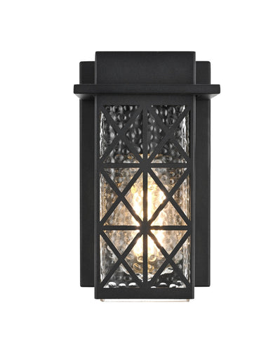 Wildey One Light Outdoor Wall Sconce Black