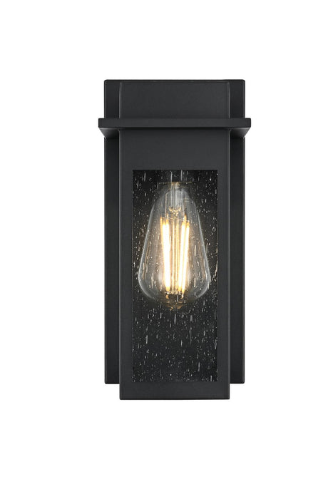 Elegant Lighting - OD362W11BK - One Light Outdoor Wall Sconce - Dunton - Black