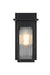 Elegant Lighting - OD364W11BK - One Light Outdoor Wall Sconce - Fletcher - Black