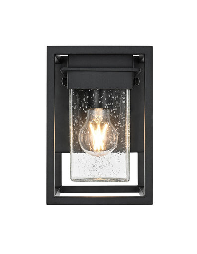 Morse One Light Outdoor Wall Sconce Black