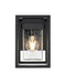 Elegant Lighting - OD366W9BK - One Light Outdoor Wall Sconce - Morse - Black