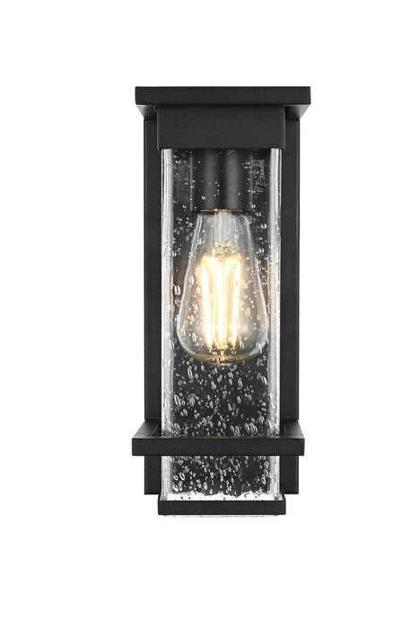 Elegant Lighting - OD367W12BK - One Light Outdoor Wall Sconce - Harper - Black