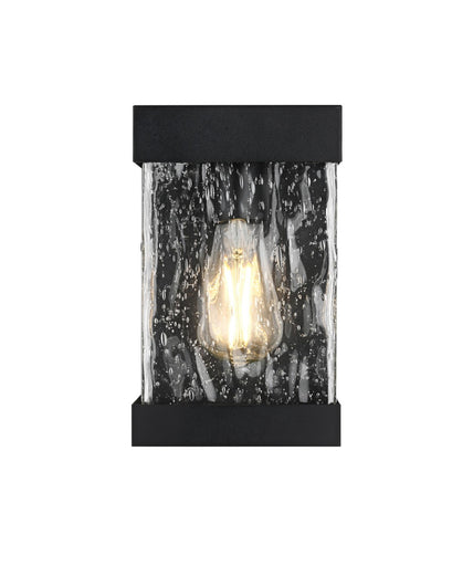 Thompson One Light Outdoor Wall Sconce Black