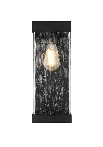 Thompson One Light Outdoor Wall Sconce Black