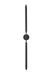 Elegant Lighting - OD401W50BK - LED Outdoor Wall Sconce - Odin - Black