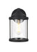Elegant Lighting - OD402W10BK - One Light Outdoor Wall Sconce - Roy - Black