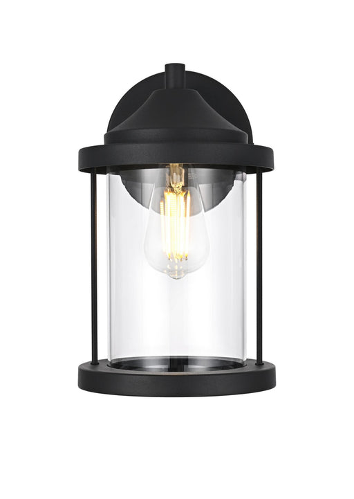 Elegant Lighting - OD402W12BK - One Light Outdoor Wall Sconce - Roy - Black