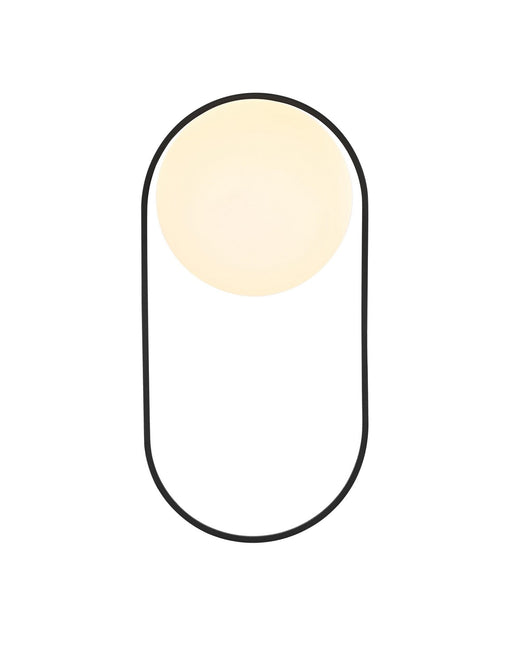 Elegant Lighting - OD403W12BK - LED Outdoor Wall Sconce - Silas - Black