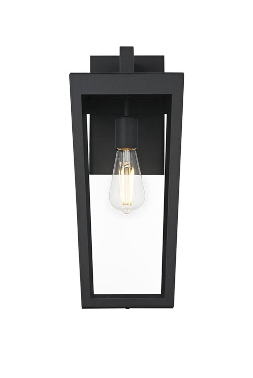 Elegant Lighting - OD405W18BK - One Light Outdoor Wall Sconce - William - Black