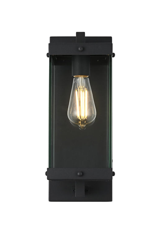 Elegant Lighting - OD408W15BK - One Light Outdoor Wall Sconce - Julien - Black