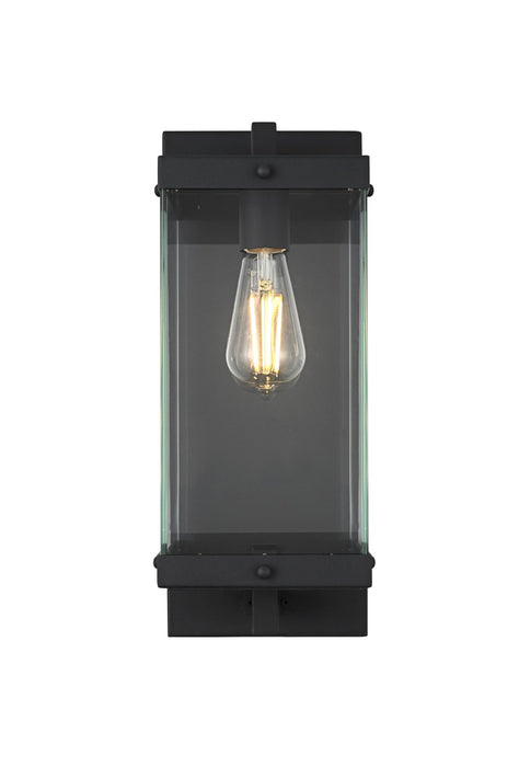 Elegant Lighting - OD408W17BK - One Light Outdoor Wall Sconce - Julien - Black