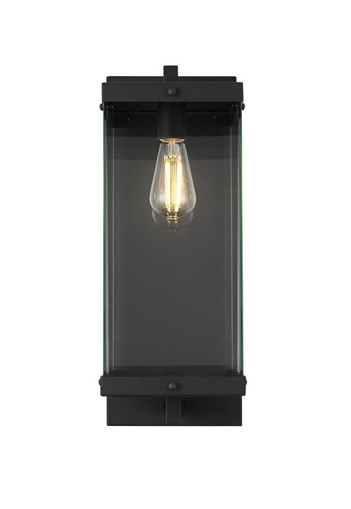 Elegant Lighting - OD408W21BK - One Light Outdoor Wall Sconce - Julien - Black