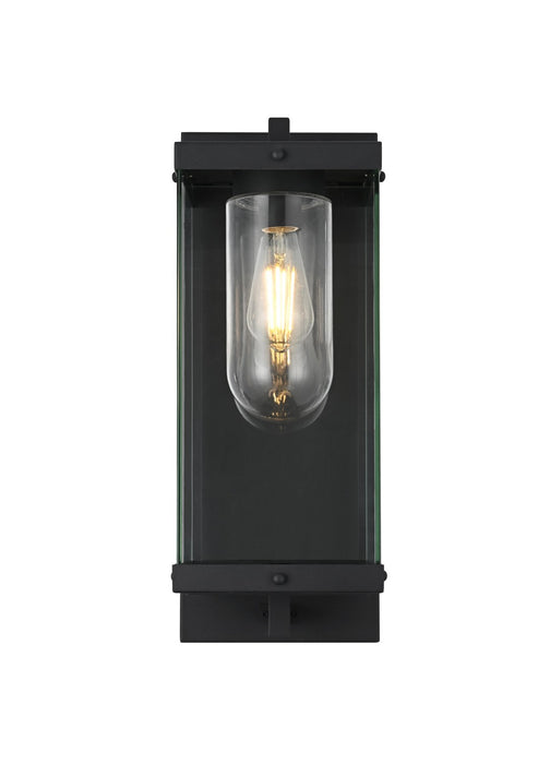Elegant Lighting - OD409W21BK - One Light Outdoor Wall Sconce - Keaton - Black